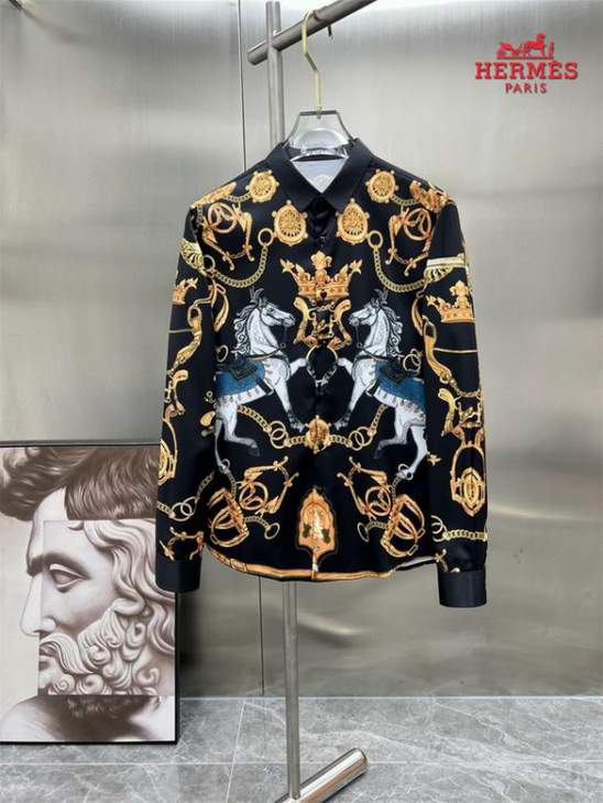 Picture of Hermes Shirt Long _SKUHermesM-3XL12yt0226506